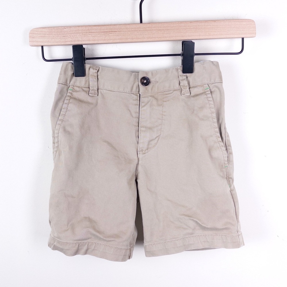 Boden Chino‎ Shorts Kids 5Y Khaki Tan Adjustable Waist